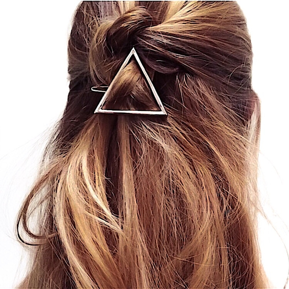 ⚜️𝟯𝟬%𝗢𝗙𝗙 𝗯𝘂𝗻𝗱𝗹𝗲𝘀 𝟯+⚜️ NEW Triangle Classic Minimalist Style Barrette